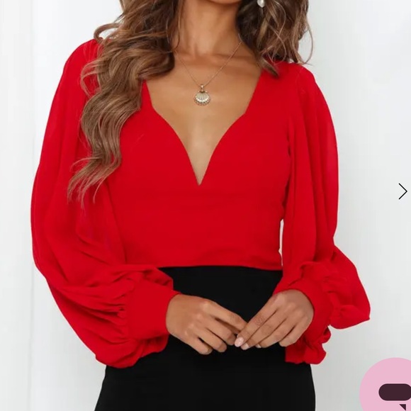 Hello Molly Tops - Hello Molly “Night Train Crop Top”